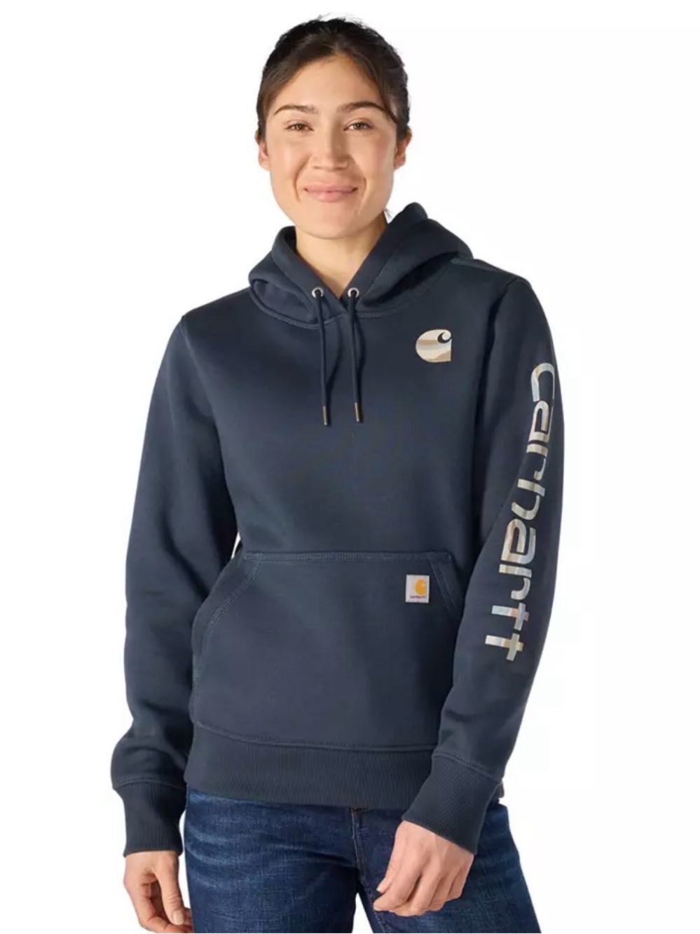 Carhartt Women's Clarksburg Graphic Sleeve Hoodie X-Small 0-2